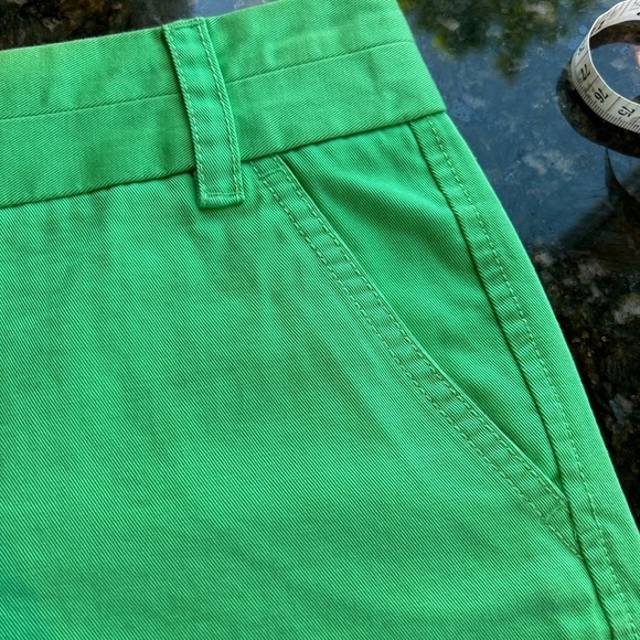 NWOT J. Crew 4” Chino Shorts. Green. Never worn. Classic. Preppy. Tennis prep - Picture 6 of 12